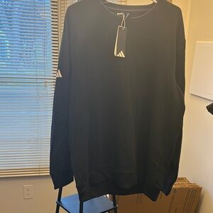 Adidas Men's Classic Black Crewneck Sweater